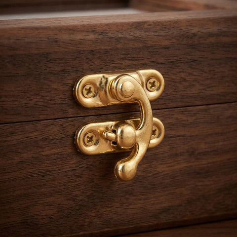 Retro Vintage Swing Bag Clasp Closure Lock Latch For Furniture And Wooden Boxes Jewelry Cases Metal Replacement Catch For DIY Repair