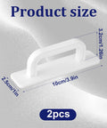 Two Pack Adhesive Cabinet Handles Stick On No Drill Pulls size dimensions 10cm x 3.9cm with strong adhesive backing, 2 pieces