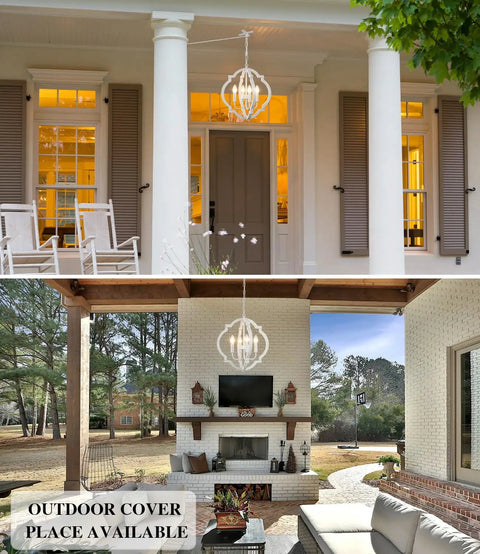 Gold Chandelier For Dining Room Six Light Modern Farmhouse Industrial Dope Hanging Pendant Fixture With Candle Shaped Stems In Brushed Gold Finish For Living Room Bedroom Foyer Or Kitchen Island Lighting
