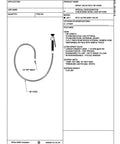 Ultra Spray Valve With 36 Inch Hose, Energy Saver 1.15 GPM, Faster Cleaning, Interchangeable Design Fits All Brands, Temperature Range 40 To 140 Degrees, Heavy Duty Sprayer Attachment diagram