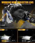 D2S HID Xenon Headlight Bulbs 35W Replacement Pack Of 2 6000K Cool White For D2S Only Not For Halogen Headlights Up To 3800 Lumens Quartz Glass Anti UV Durable Build For A Brighter Ride with night driving comparison