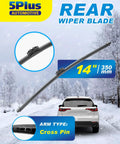 14 Inch Rear Wiper Blade Replacement For BMW X5 XC90 XC70 XC40 V90 V70 featuring OEM quality design in winter setting
