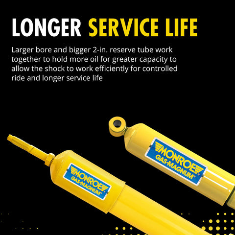 Gas Magnum 34504 Heavy Duty Suspension Shock Absorber For Chevrolet Silverado 2500 HD Trucks And Vans with longer service life