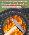 Heavy Duty Flexible Fume Extraction Hose For Welding Smoke And Industrial Dust Removal Solder Vent Tube with hammer, heat resistant features.