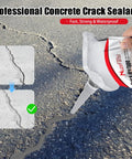 Fast Curing Concrete Crack Filler Sealant Waterproof Caulk For Driveways, Sidewalks, Walls And Foundations, Flexible Weather