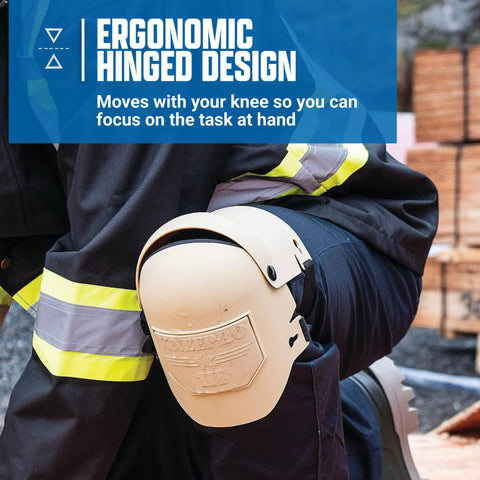 Ultra Flex III KneePro Triple Layer Foam Knee Pads With Heavy Duty Shell And Speed Clips For ergonomic hinged design