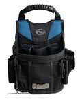 Front view of Pro Grade Heavy Duty Utility Pouch with multiple pockets, built-in knife slot, and hand grip