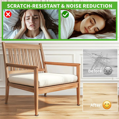 Chair with 1 5 Eighth Inch Round Carpet Bottom Furniture Caster Cups Reusable Felt Furniture Sliders for Scratch-Free Floors