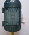 2HP 460V 3-Phase AC Electric Motor, 1165 RPM, 184T Frame, W21 Design, Model 00212EP3E184T, top view with green exterior