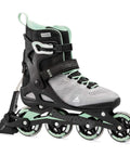 Macroblade 80 ABT Women's Fitness Inline Skates with Superior Molded Boot and Vented Shell for Breathable Support Glacier Grey Mint