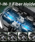 FX39 Fusion Splicer Fiber Optic 6 Second Fast Splice Core Alignment With 6 Motors Touch Screen Battery Power Meter 7800mAh