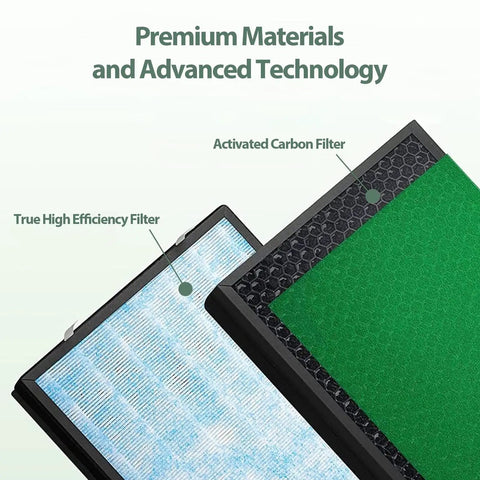 True High Efficiency Air Filter Replacement with activated carbon filter, showcasing premium materials and technology