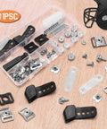 Pro Grade 81 Piece Football Helmet Repair Kit With Visor Clips J Clips Screws Nuts Washers And Screwdriver Chin Strap Adapter