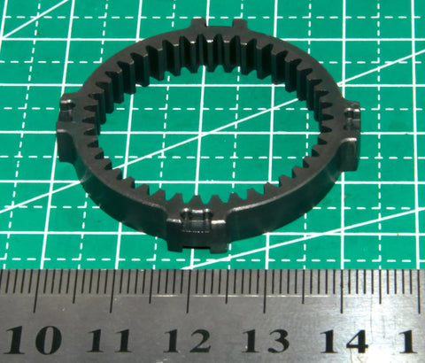 Planetary Gear Upgrade for 1 To 7 Traxxas UDR Unlimited Desert Racer RC Car Heavy Duty Steel Gear Set shown on measurement grid