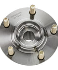AWD Rear Wheel Bearing And Hub Assembly Pair For Mitsubishi Lancer 2008 To 2015 And Outlander 2007 To 2013 With 5 Lug And ABS BR930866, top view