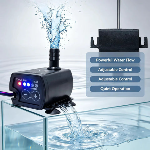 No Sweat Auto Compact Sump Pump With Smart Water Level Sensor For fast crawl space drainage with adjustable flow settings.