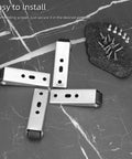 Heavy Duty Vertical Track Roller Wheels For Sliding Door Sagging Support Rock Solid Carbon Steel Build offers easy installation with screws.