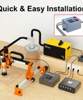 Slick Pwm Smart Relay Interface For Cnc Routers Vfd Spindles Dust Collectors Air Assist Pumps Engraving Modules Easy Mainboard Plug In Automation Control Switch Hub in workstation setup.