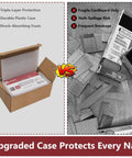 Top Shelf 18 Gauge Brad Nails With 6000 Count 1 1/2 Inch Galvanized Finish Fasteners in durable protective case.