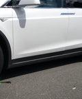 Heavy Duty Wheel Chocks Built Tough To Lock Your Rig Down Non Slip Safety Blocks For Rvs Trucks Trailers Campers Cars And Boats High Density Polypropylene Pair under a white car.