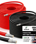 Twin Wire Solar Extension Cable 60 Feet 10AWG Heavy Duty Copper Wire For Outdoor Automotive RV Boat And Marine Use Black And Red Tinned Copper For Low Loss Solar Connections And Easy DIY Install