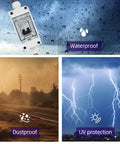 Solar Panel Disconnect Switch 30A 400V Mini Circuit Breaker Box IP65 Waterproof Dustproof for photovoltaic grid systems