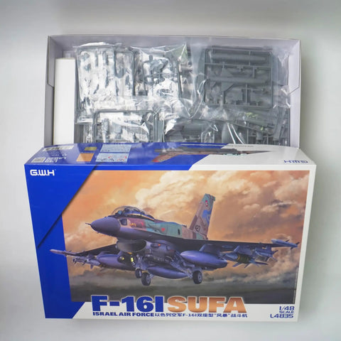 Box of Dope F-16I Sufa Israel Air Force 1 48th Scale Plastic Model Kit With Authentic Weapons Loadout Detailed Cockpit