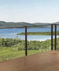 Built Tight 38 Ft Deck Cable Railing Kit With Marine Grade Stainless Steel Wire Face Mount Posts and Full Hardware Pack, beautiful outdoor view.