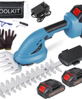 Cordless Hedge Trimmer With Battery And Charger 21V Two In One Grass Cutter And Shrub Trimmer Lightweight Handheld Grass Shears
