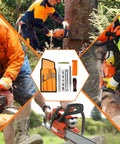 10 Piece Chainsaw Sharpener Kit With Round Files 5/32 In 3/16 In 11/64 In, 6 Inch Flat File, Depth Gauge, and Filing Guide displayed