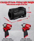 Protective Boot for M12 FUEL Stubby Impact Driver and Three Eighths Inch and One Half Inch Stubby Wrenches Built Tough Easy On Off