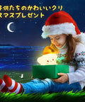 Child holding Cute Stars Night Light For Baby Nursery, Color Changing Silicone Star Lamp, Perfect Christmas Gift.