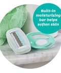 Intuition Go Disposable Razor For Sensitive Skin With BuiltIn Moisturizing Aloe Bar 4Fold Pivoting Head and cover