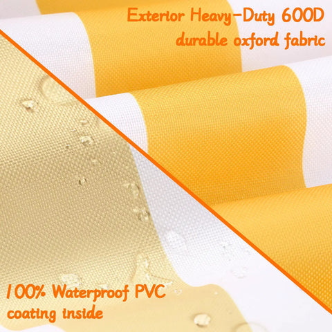 Close-up of 600D Oxford fabric with waterproof PVC coating, used in Kids Water Table Cover Fits Step2 Rain Showers Splash Pond Outdoor Dustproof Water Repellent Anti UV Patio Cover For Garden Play Tables Weatherproof And UV Resistant For All Weather Playtime For Backyard Fun.