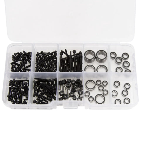 Ascent 18 RC Crawler 236 Piece Upgrade Kit With Bushings Bearings And Screws Beefed Up Stainless Steel CNC Machined Replacement Parts