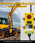 Crane Remote Control 12V 4 Button Wireless Hoist Controller For Industrial Cranes And Trucks Long Range 328 Feet Electric