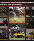 OEM Pro-Grade Lawn Striping Kit Replacement Part 19A70060 for ZT1 Ultima with heavy-duty stamped steel roller in images.