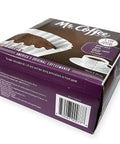 4-Cup Coffee Filters 100 Count Pack For 4 Cup Home Brewers JR-4 Compatible Made In USA Bleached Paper Filters box