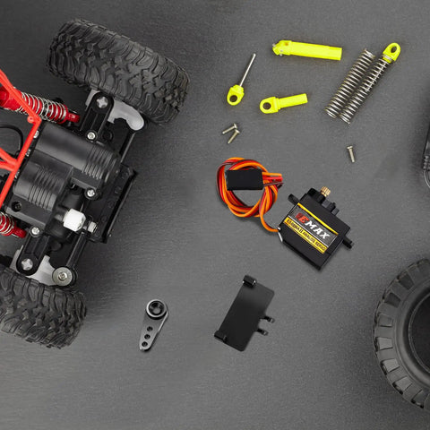 SCX24 Servo Steering Upgrade Kit With Metal Mount Bracket And Horn For RC Cars And Boats High Precision Metal Gear