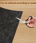 32x84 Inch Garage Floor Mat For Cars And Motorcycles, 3mm Thick Non Slip Oil Absorbent Floor Protector cut with scissors