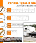 360 Piece Heavy Duty Pin Kit For Trailers Tractors Trucks Mowers And Farm Equipment with various pin types and sizes shown