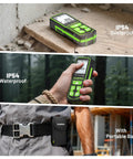Bluetooth Green Laser Measuring Tool With 200 Ft Range And One Sixteenth Inch Accuracy, S60 G BT, Brighter Green Beam For Indoor Projects Renovation, DIY Layouts, And Quick Distance Capture, IP54 dustproof, waterproof, with portable bag