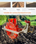 12 Nozzle Tractor Planter For Corn With 8 Seed Wheels Adjustable Plant Spacing And Depth Tow Behind Seeder on farmland