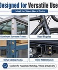 Mandrel Replacement Kit For M3 To M12 Rivet Nuts With Seven Mandrels And Seventy Press-In Nuts, Ideal For Thin-Walled Sheet Metal, Aluminum Tubing, And Plastic Fastening, Delivers Precise Permanent Threads. Rivet nut kit for sheet metal, bicycle frame, rack, and hitch use