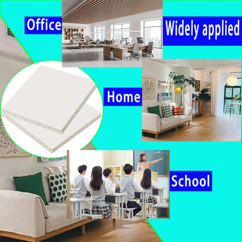 Two Pack 12 By 12 By One Half Inch Drywall Patch Panels For Large Hole Repair Easy Wall Patch Kit for home, office, school.