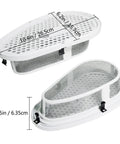 Dimensions of upgraded dryer lint screen with case cover for Whirlpool and Kenmore dryers, compatible with multiple models.