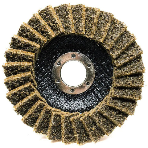4-1/2 Inch Type 27 Flap Discs For Angle Grinder 5 Pack Coarse Grit Pro Grade Surface Conditioning For Blending Polishing Deburring And Light Stock Removal