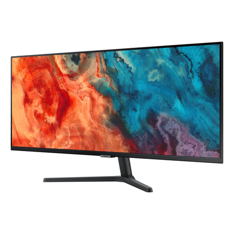 ViewFinity S50GC 34 Inch Ultrawide QHD Monitor With 100Hz Refresh, 5ms, HDR10, AMD FreeSync, 21x9 UltraWQHD, black, side view