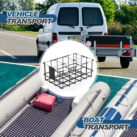 Six Tank Scuba Cylinder Holder Storage Rack with Cushioned Sleeves for safe transport on vehicle and boat