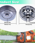 3/8 Inch 7 Tooth Sprocket Clutch Drum Oil Pump Kit For MS290 MS310 MS390 Chainsaws dimensional view with measurements